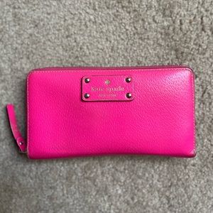 Hot Pink Kate Spade Wallet